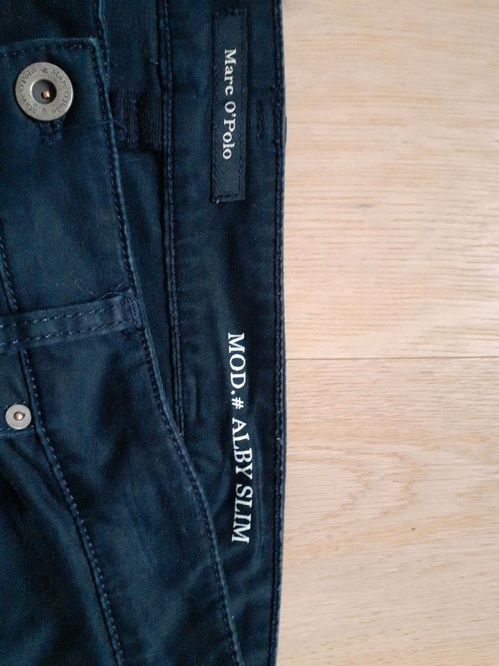 Marc O Polo Hose Alby Slim Gr. 32 / 34 dunkelblau navi in Peiting