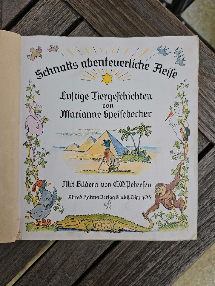 Vintage/antik Buch " Schnatts abenteuerliche Reise " in Bad Heilbrunn