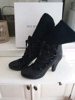 See by Chloe 40 Stiefelette Stiefel Schwarz  Schnürung  *top Dithmarschen - Buesum Vorschau