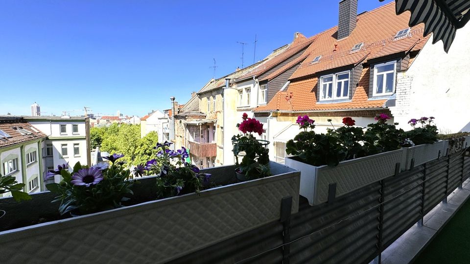 Moderne Penthouse-Wohnung mit atemberaubender Aussicht im Herzen von Leipzig in Leipzig