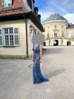 Hochwertiges blaues Kleid mit Steinen und Pailletten Baden-Württemberg - Uhingen Vorschau