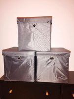 3 Aufbewahrungsboxen mit Deckel grau Faltbox Kiste Regalbox Nordrhein-Westfalen - Hamm Vorschau