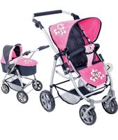 Puppenwagen Bayer-Chic 3in1 Kombi Emotion All In Pink Checker Nordrhein-Westfalen - Haltern am See Vorschau