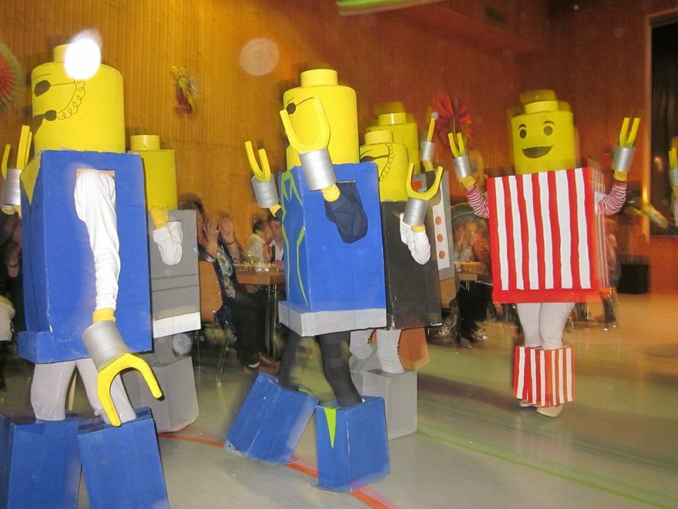 Legomännchen Kostüme / LEGO Fastnachtkostüme  / Fasnacht / Fasnet in Endingen