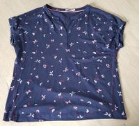 CECIL Damen Shirt Sommer Größe L Blau Schmetterling Motiv Design Baden-Württemberg - Laupheim Vorschau