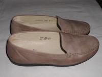 WALDLÄUFER Ballerina Slipper Schuhe 7,5 41 beige Leder NEU Brandenburg - Jüterbog Vorschau