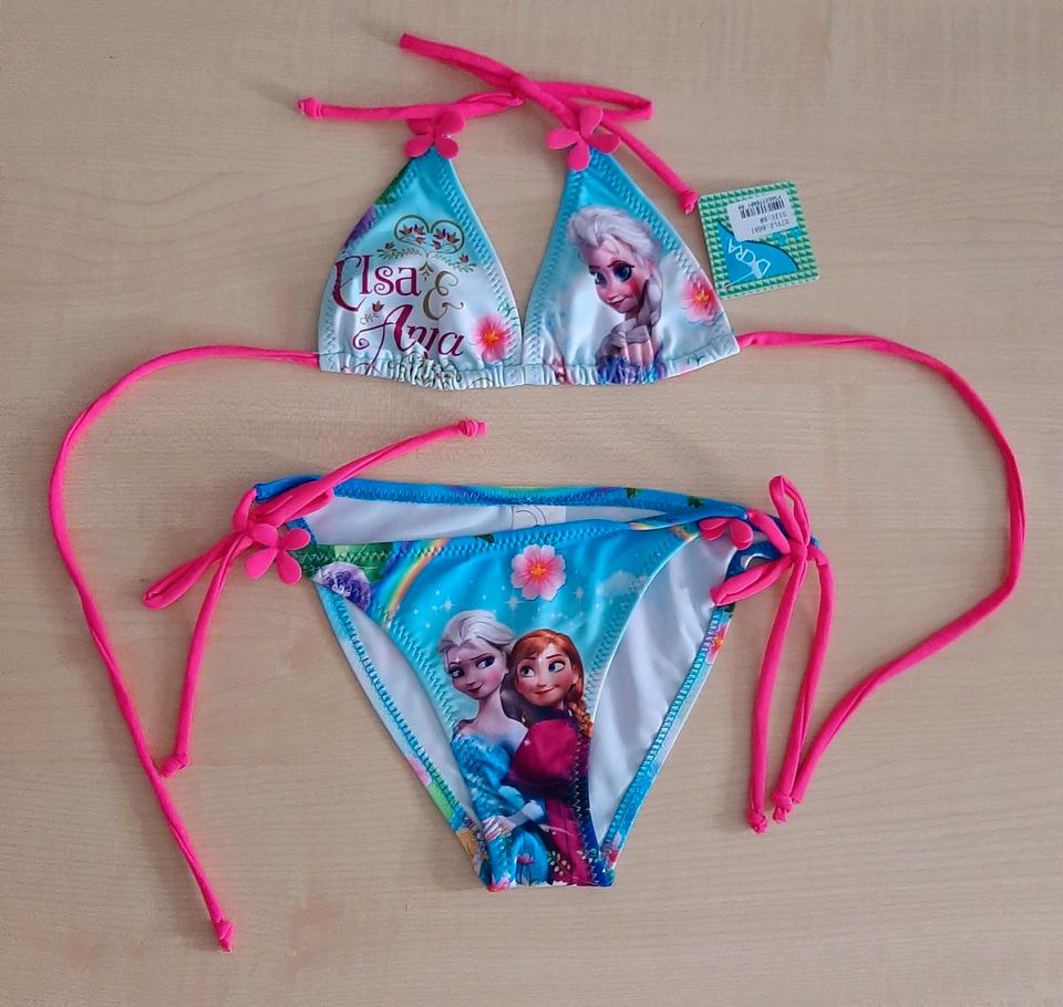 Frozen Eiskönigin Bikini 128 *NEU* mit Etikett Versand 1,80 € in Kitzingen
