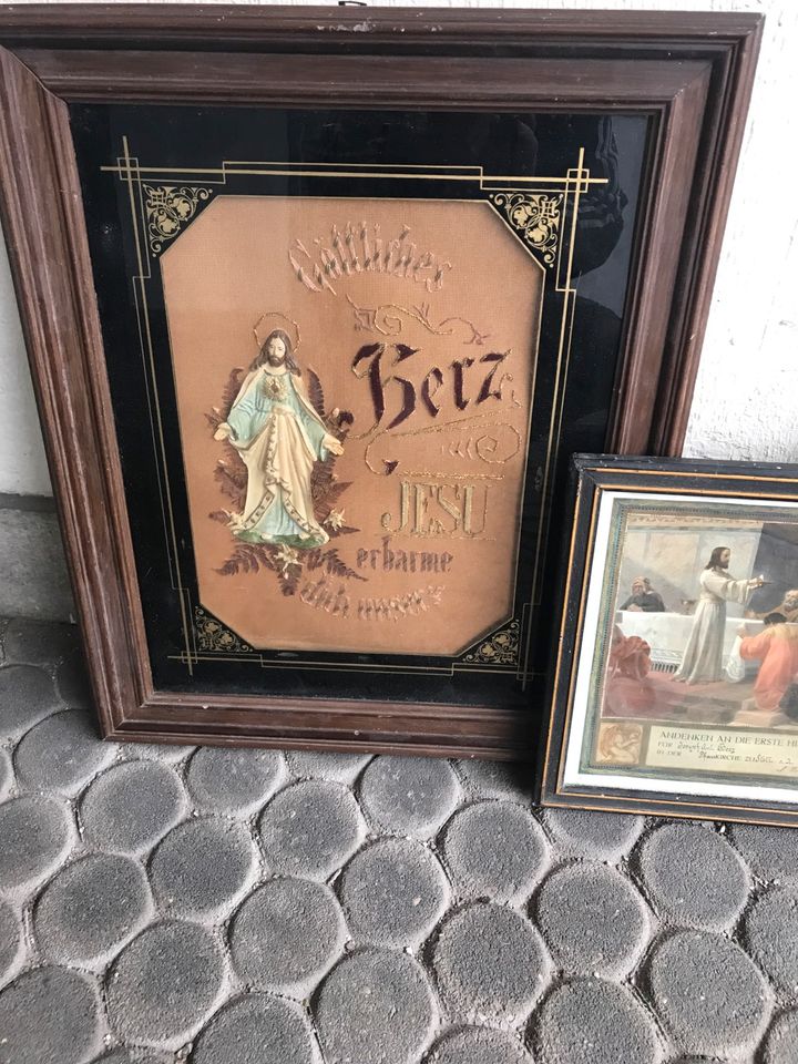 Heilige Bilder zehr Alt Antik 60-48 cm in München