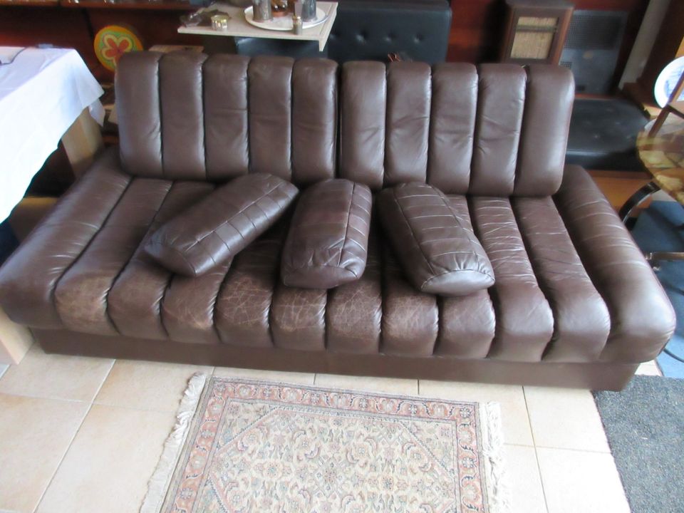 De Sede DS 85 Sofa Daybed Sofabett Leder Design Möbel Vintage in Ammersbek