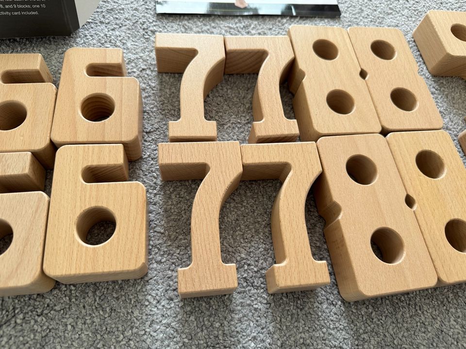 SumBlox Montessori Bausteine aus Holz, wie NEU in Göttingen