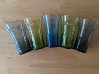 5 Gläser grün, blau, schwarz Bayern - Fürth Vorschau