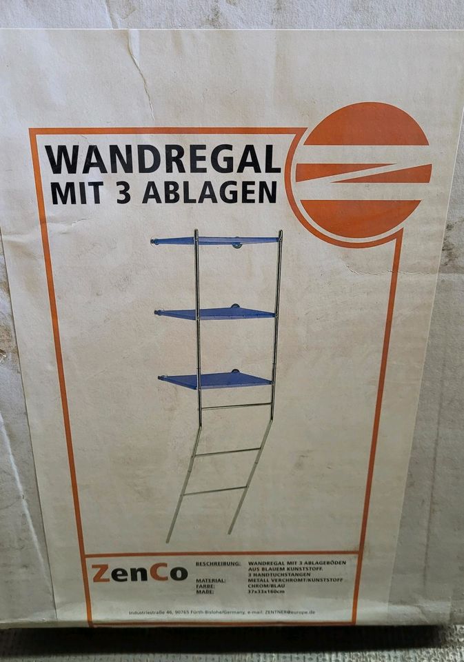 Wandregal mit 3 ablagen und 3 Handtuch Halter in Alfhausen