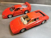 Modellautos Ferrari F40 und Testarossa Burago 1:18 Niedersachsen - Wolfsburg Vorschau