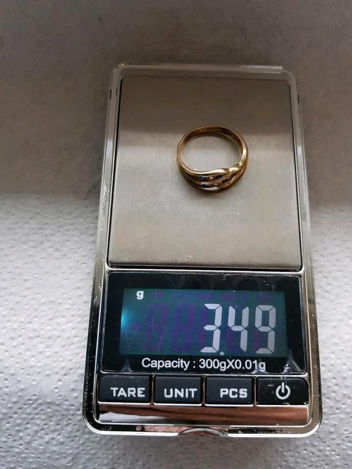 585 Karat Gelbgoldringe+Anhänger 4Gold Ringe 12.45 Gramm Gelbgold in Bochum