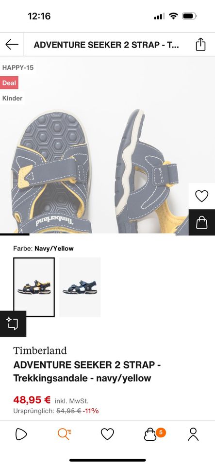 Timberland Sandalen Kinder Jungen NEU Größe 24 in Bonn