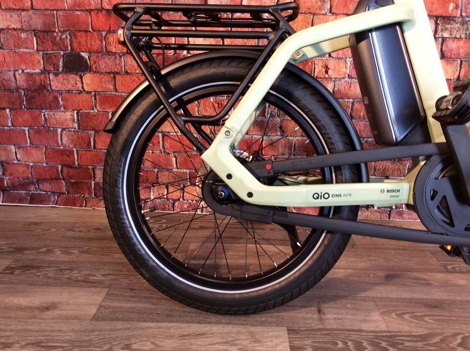 QIO Ebike Kompaktrad Eins A-8 BOSCH Aktiv+ 400Wh Akku 20" Alu NEU in Munster