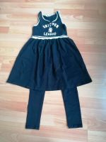 H&M mädchen kleid plus leggings dunkelblau gr 122-128 mit fleck Beuel - Vilich-Müldorf Vorschau