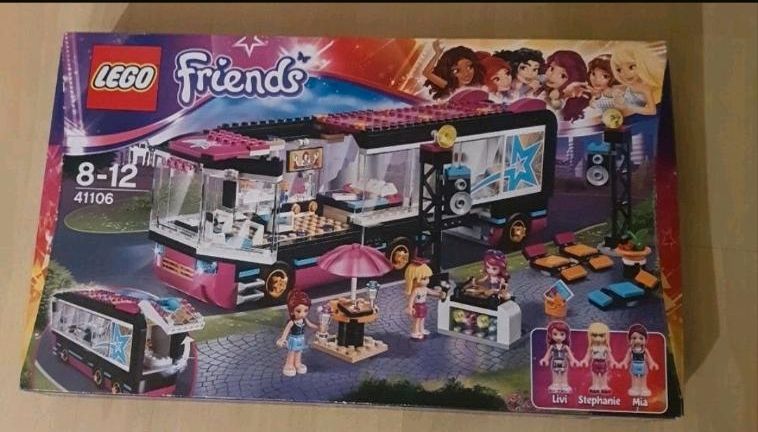 Lego friends 41106 Pop Stars Tour Bus wie NEU in Emsdetten