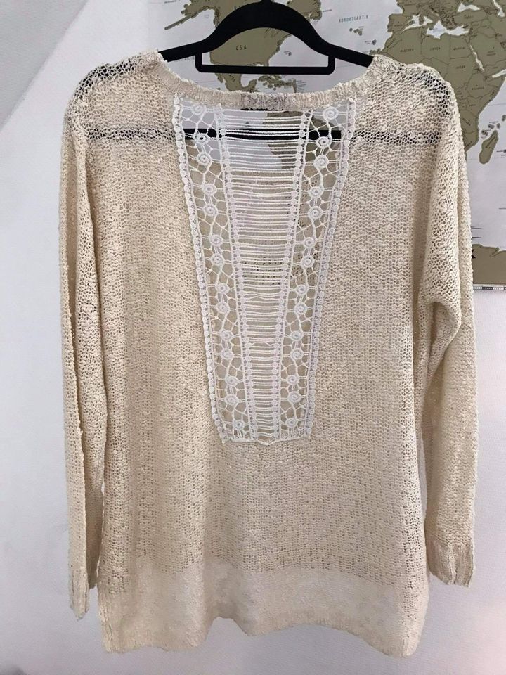 36 38 oversized Pullover Strickerei Vintage Retro boho ethno hipp in Leverkusen