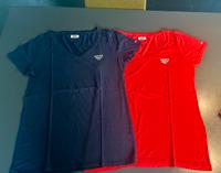 2 Damen T-Shirts, 1 Longsleeve, Tommy Hilfiger, Gr L, blau/ rot Nordrhein-Westfalen - Langenberg Vorschau