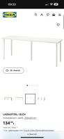 LAGKAPTEN / OLOV IKEA Schreibtisch, weiß, 200x60 cm Baden-Württemberg - Sindelfingen Vorschau
