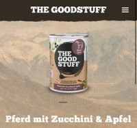 THE GOODSTUFF Pferd mit Zucchini & Apfel Nassfutter Brandenburg - Hennigsdorf Vorschau