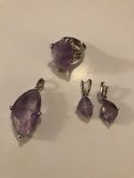 Schmuckset / Amethyst / 925 Silber Bayern - Kraiburg am Inn Vorschau