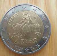 2 Euro Münze Griechenland 2002 Zeus Stuttgart - Stuttgart-Mitte Vorschau