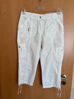 7/8 lockere weiße Sommerhose Canda Gr. 40 Niedersachsen - Geestland Vorschau