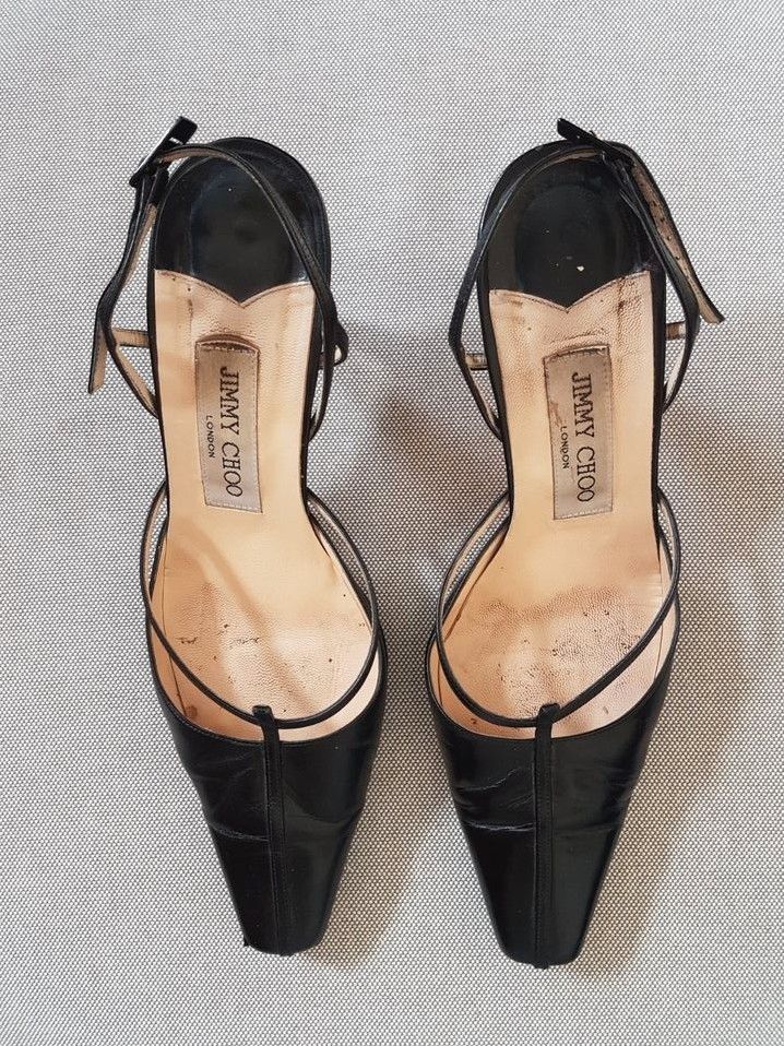 Jimmy Choo Leder Sling-Pumps Gr.38 schwarz Pumps in Pesterwitz