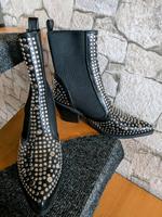 Westernstiefel 39, schwarz Sachsen - Kurort Seiffen Vorschau