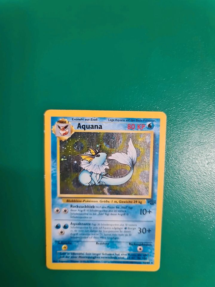 Blitza Aquana Flamara Pokemon Karten SET in Holo Dschungel in Berlin