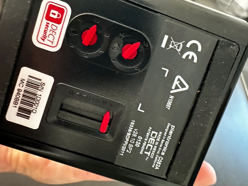 Plantronics c052a connect outlet to pc