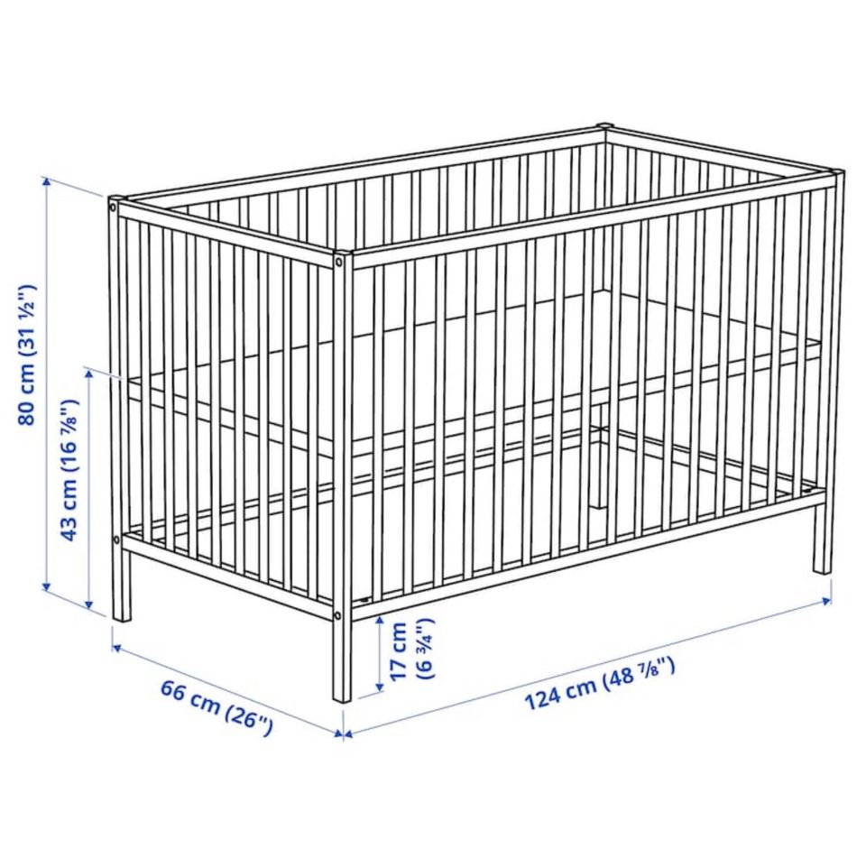 IKEA Sniglar Babybett 120x60 Buche Holz in Jesendorf