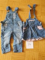 Jeans Latzhose/ Rock Gr. 74 Bayern - Mellrichstadt Vorschau