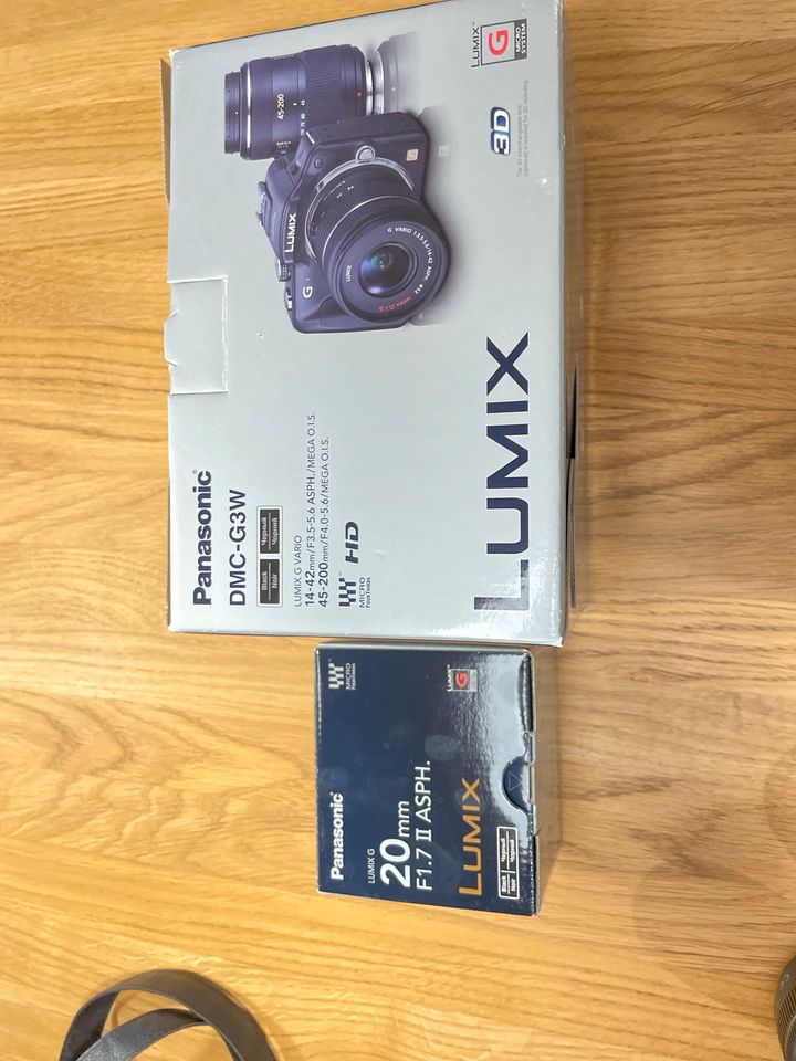 Panasonic Lumix DMC-G3 inkl. 3 Objektiven - kompl. Einsteiger-Set in Biberach an der Riß