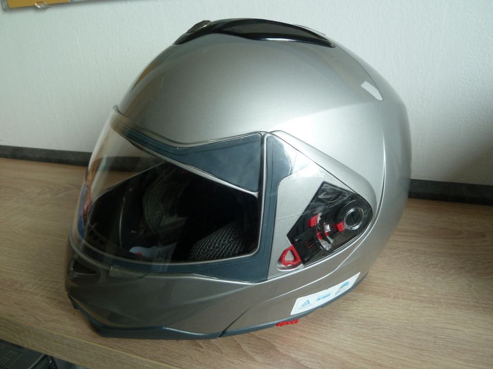 Motorradhelm von Delta Sport -Crivit DS-MULTIX301 Gr. L 59-60 in Rain Lech