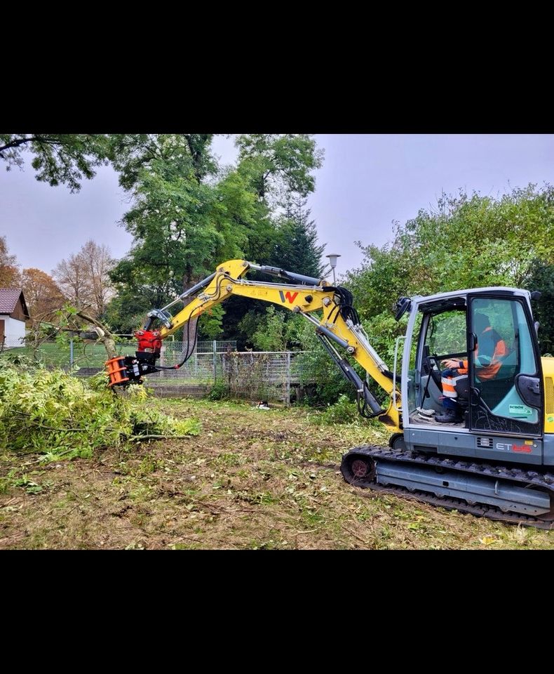 Vermiete Minibagger 6,5t. Wacker Neuson ET65, Baumaschine in Freystadt