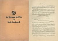 Preisvorschriften im Malerhandwerk (1941) Rheinland-Pfalz - Rengsdorf Vorschau