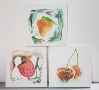 3 x Bilder Gefrorenes Obst Erdbeere, Kirschen, Himbeere Rheinland-Pfalz - Hahnstätten Vorschau