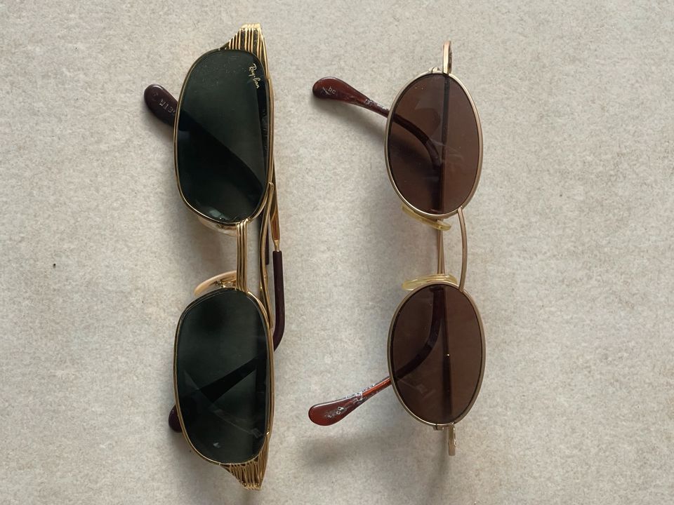 Vintage Sonnenbrille Rayban Gold Bausch & Lomb in Köln