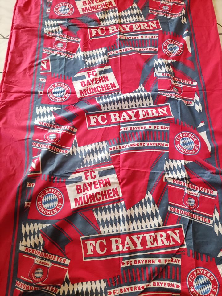 Bettwäsche FC Bayern München Retro 80/90er Jahre in Mietraching