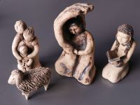 Figuren Schaf Lesen Hand Familie Menschen / Ton Keramik Kunst Nordrhein-Westfalen - Recklinghausen Vorschau