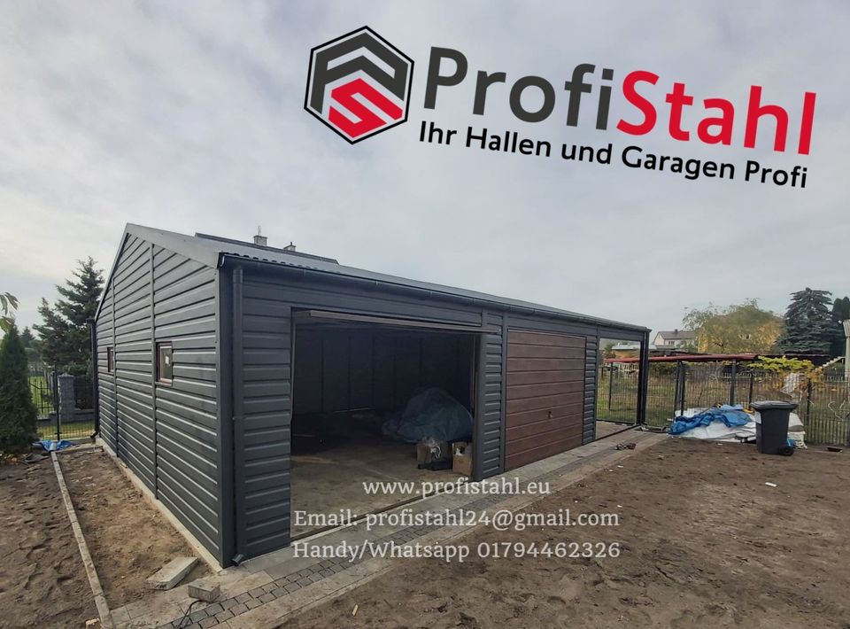 NEU!KFZ Werkstatt Hebebühne Garage Lager 8x6x2,5 plus Carport 3x5 in Göppingen