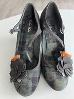 neu! Ruby Shoo in Grau mit Blume Gr. 42 Rockabilly Schleswig-Holstein - Neumünster Vorschau