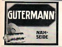 Gütermann Näh-Seide Werbeanzeige - Reklame- Werbung 1915 Baden-Württemberg - Steinen Vorschau