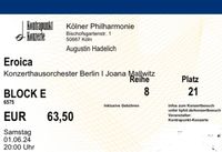 Bestplatz Augustin Hadelich - Joana Mallwitz Köln 1.6.24 Wuppertal - Elberfeld Vorschau