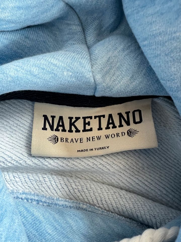 NAKETANO Hoodie Pullover Damen hellblau M in Rendsburg