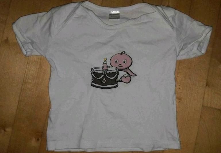 Verkaufe T-Shirt "1. Geburtstag"; Gr. 86 in Wegscheid