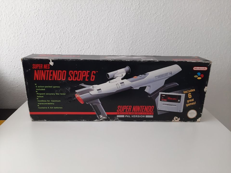 SNES Super Scope in OVP - Super Nintendo - Original - Light Gun in Markneukirchen